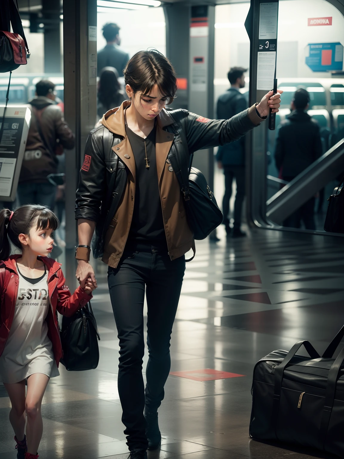 Change backgrounds in metro station