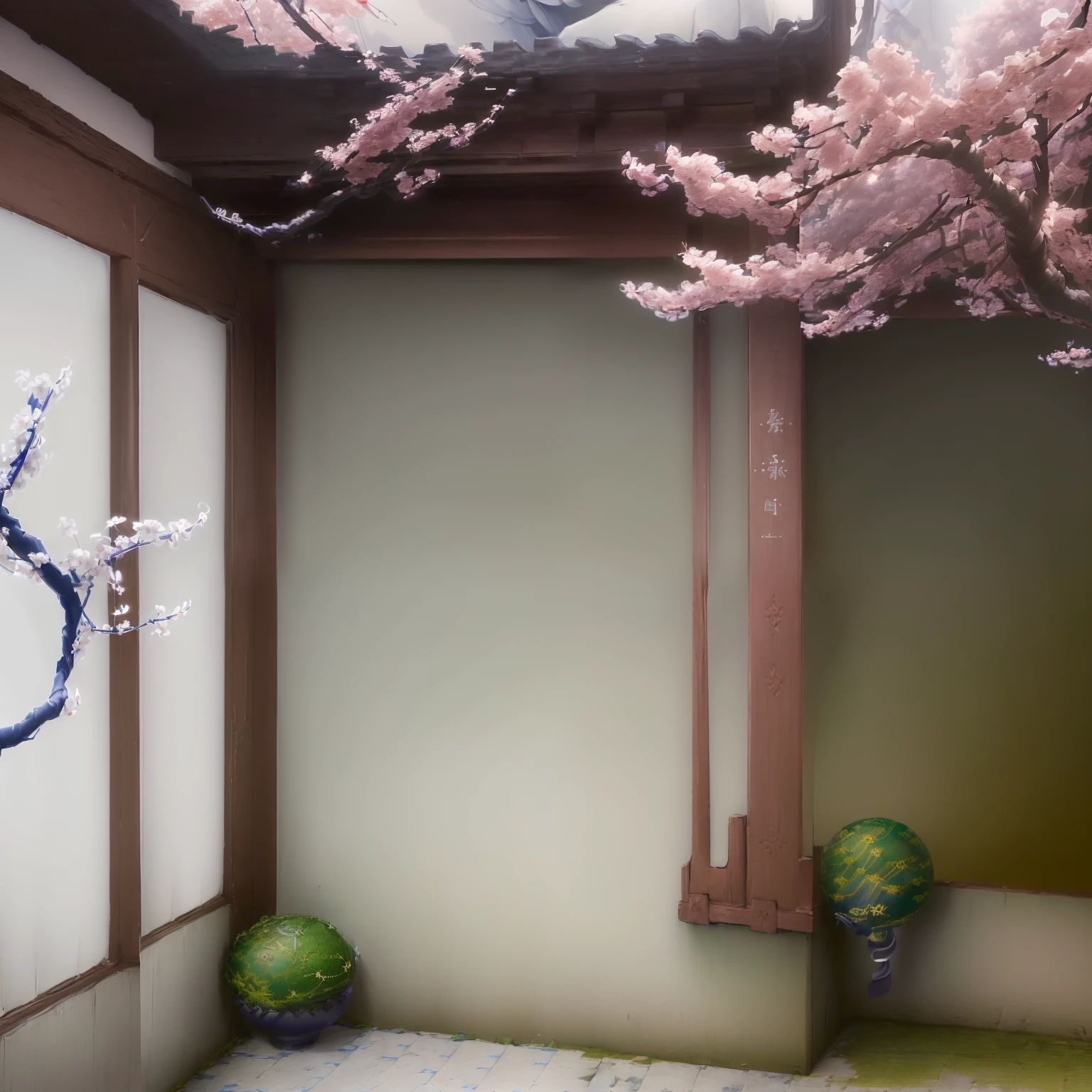 "(((tmasterpiece:1.5, Top image quality:1.5))), Super delicate:1.2, CG:1.1, Uniform style:1.1, 8k wallpaper, The most exquisite illustrations, A corner where plum blossoms bloom,Cold breath,Solitude blooms。"