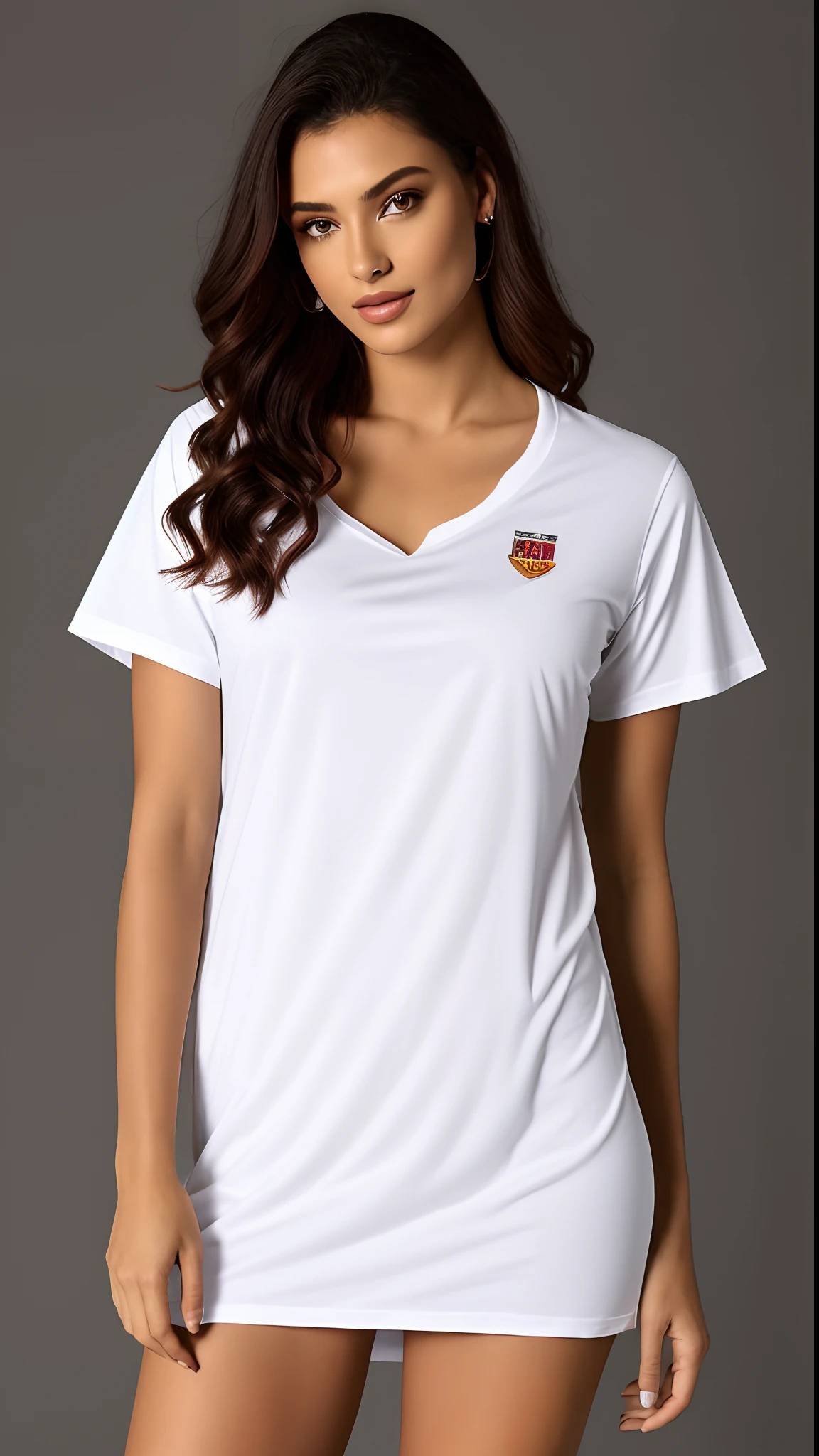 Mulher linda de camisa branca e bermuda preta encostada em uma parede, camiseta branca, vestido com uma camiseta branca, tshirt branca lisa, T-shirt branca, camiseta branca, vestido com uma camiseta branca, camisa branca, vestindo uma camiseta, T-shirt branca com mangas vermelhas