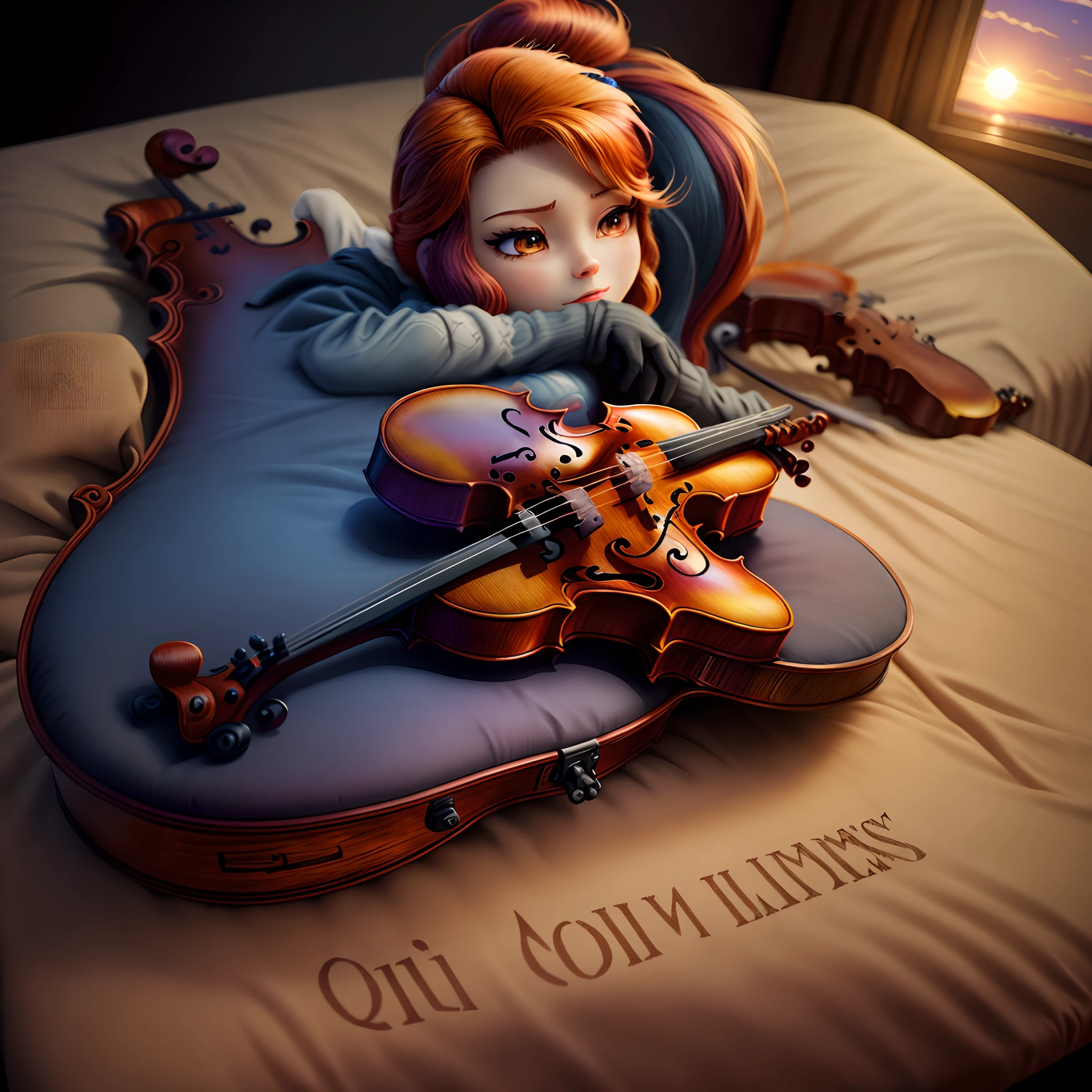 Sunset Shimmer violin