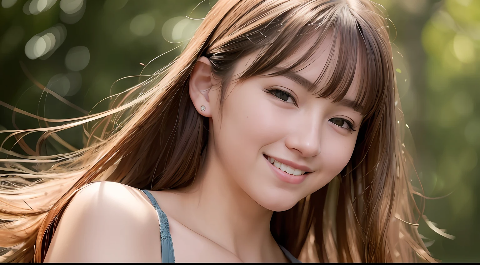 (8K, Best Quality, Masterpiece: 1.2), (Realistic, Photorealistic: 1.37), Super Detail, 1 Girl, Cute, Solo, (Redness of the Nose), (Smile: 1.15), (Mouth Closed) Small, Beautiful Eyes, (Long Hair: 1.2), Floating Hair Novafrog style, upper body, Japan person