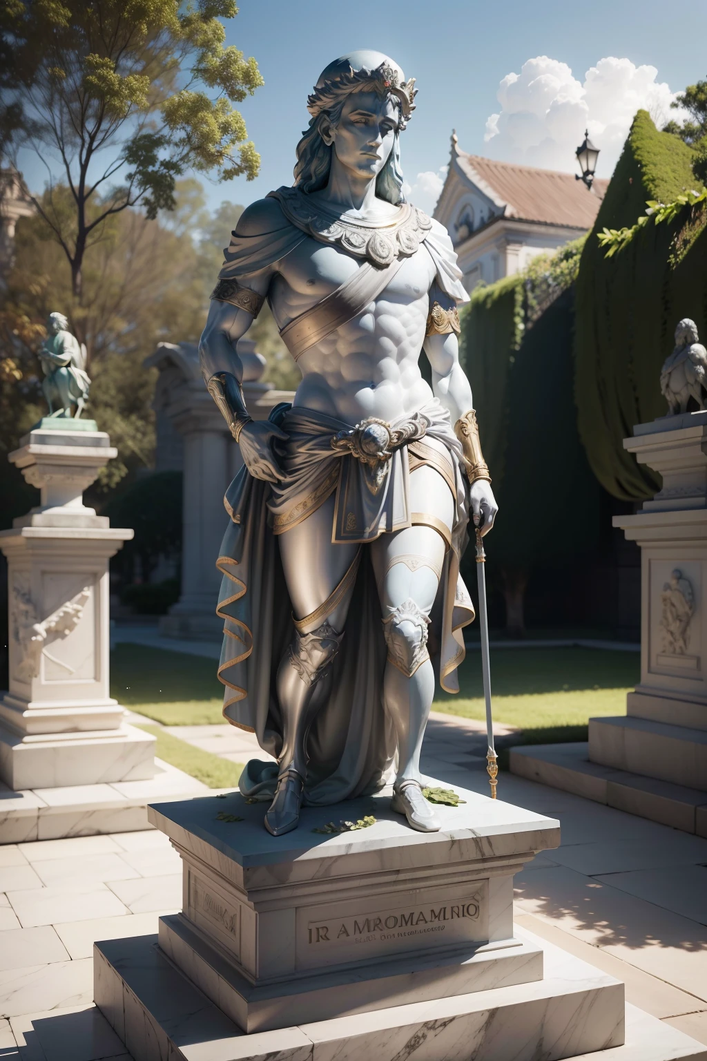 romulo e remo statue (obra-prima) (8k high resolution) (melhor qualidade) (Ultra Definition) (Ultra realista)(Foto RAW) (Foto realista) (bright illumination)