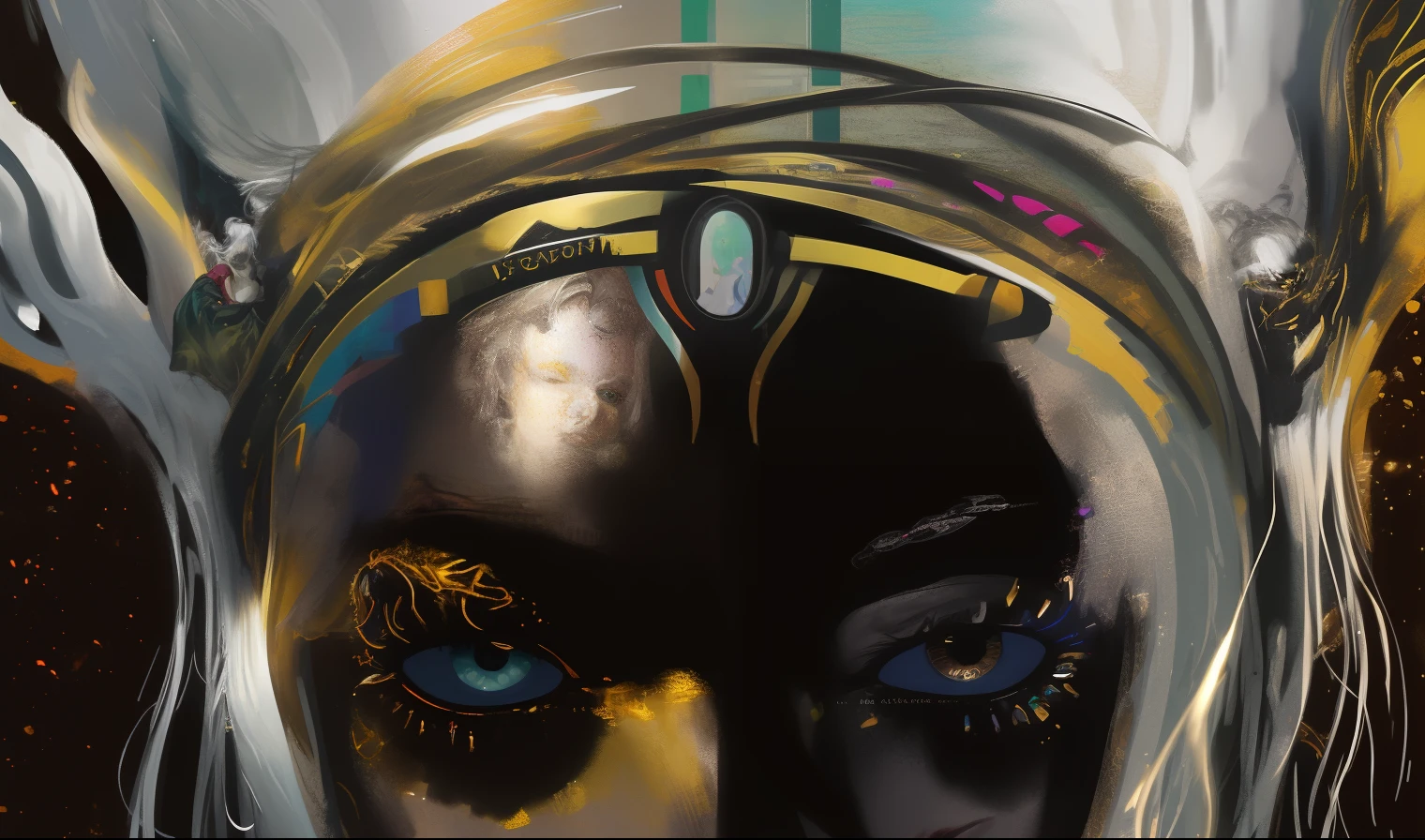 Melhor qualidade, extremely high-resolution, obra-prima,pele_negra,silver hair