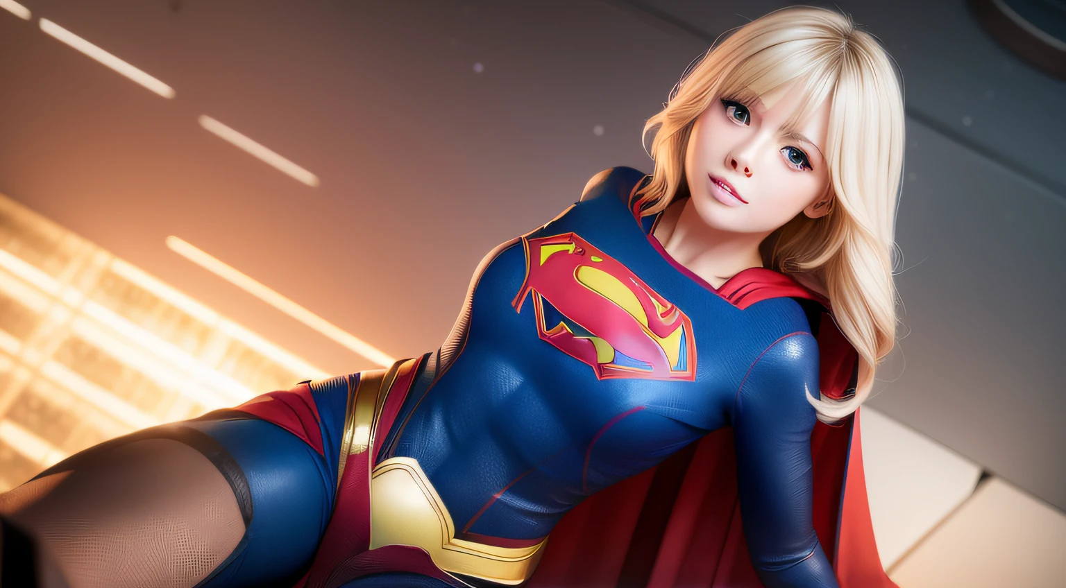 Sexy Supergirl before the Big Bang