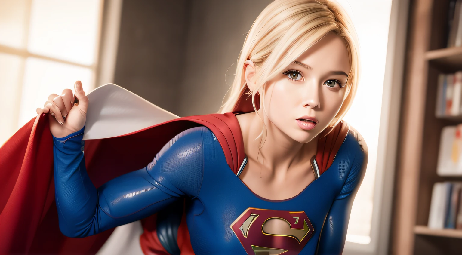 Sexy Supergirl before the Big Bang