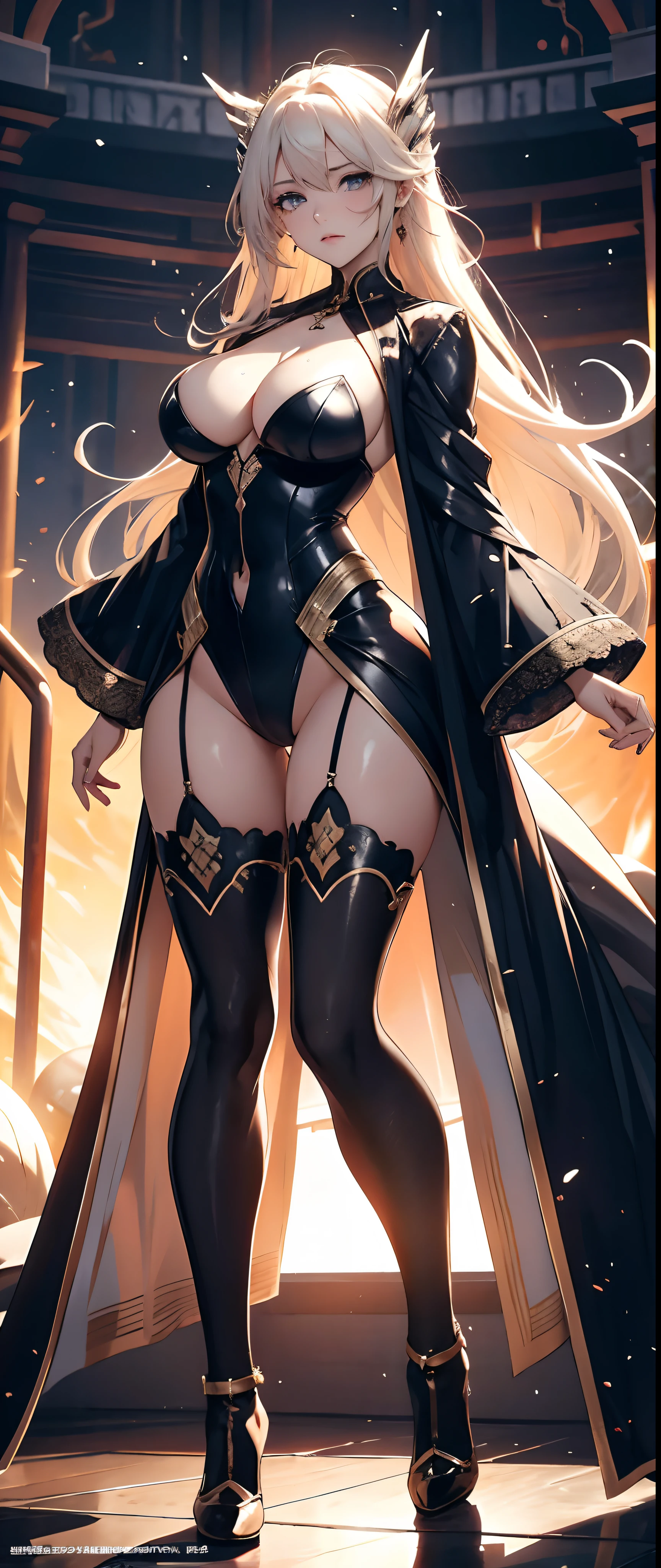(真实感:1.4), (Full body like:1.1),1female,35yo,Huge breasts, 独奏, Wearing a white Iron Man uniform, Pornographic exposure,Background with:space, From the front side, Wet straight hair, Sweating profusely,mostly cloudy sky,(tmasterpiece),(Very detailed CG unity 8K wallpaper),best qualtiy,cinmatic lighting,detailed back ground,beatiful detailed eyes,Bright pupils,(Very fine and beautiful),(Beautiful and detailed eye description),ultra - detailed,facing at camera,A high resolution,ultra - detailed),standing on your feet,Emotive expressions,Open-mouthed,Chest sagging,nakeness, Expose the genitals,revealing breasts,Camel toes,with no underpants,extremely large bosom,Extremely colorful,Most detailed,fully body photo,The face is well lit,tmasterpiece,Busty woman,Beautiful and charming woman face,white stockings,largeeyes,High-heeled leather shoes, Thin waist,long leges,nakeness,Raised sexy,extremely large bosom,with no underpants,Long flowing hair,Flushed complexion,mature