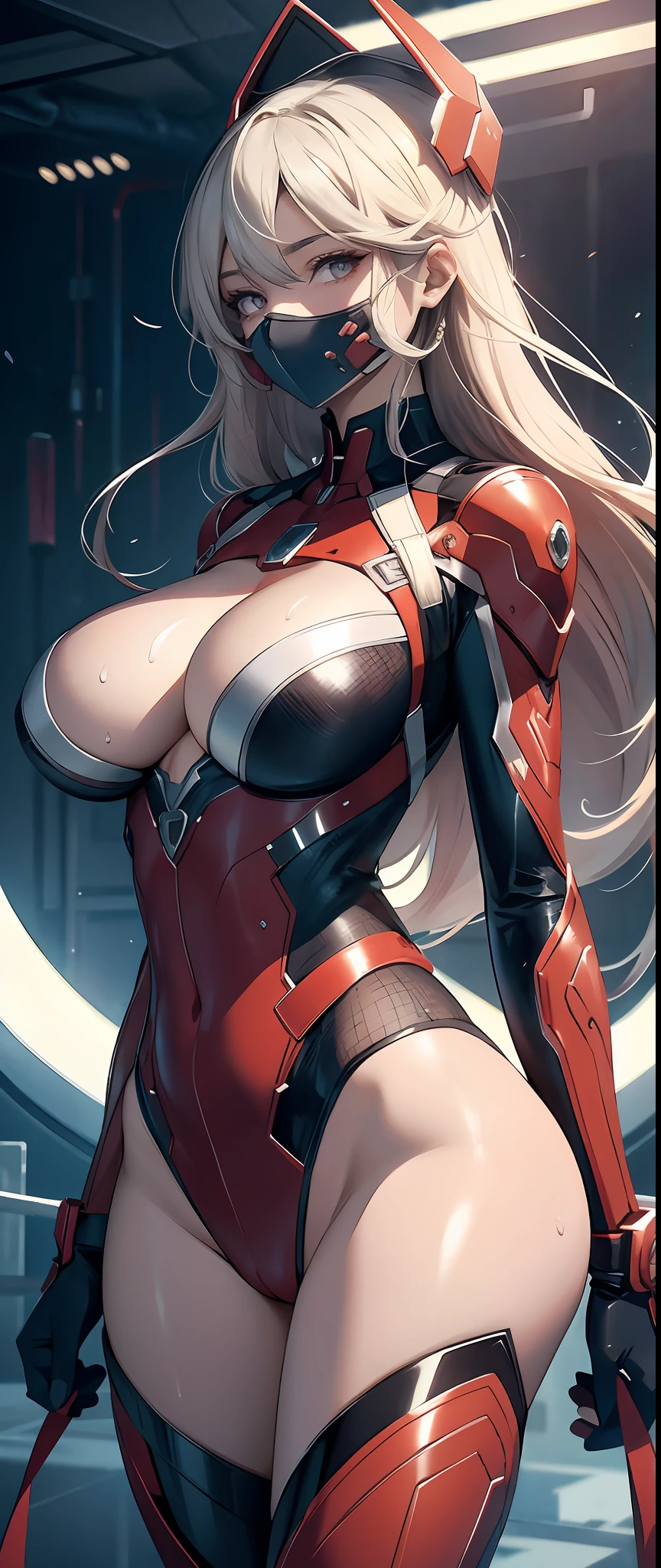 (真实感:1.4), (Full body like:1.1),1female,35yo,Huge breasts, 独奏, Wearing an Iron Man uniform,cyber punk perssonage, Pornographic exposure,Background with:space ship, From the front side, Wet straight hair, Sweating profusely,mostly cloudy sky,(tmasterpiece),(Very detailed CG unity 8K wallpaper),best qualtiy,cinmatic lighting,detailed back ground,beatiful detailed eyes,Bright pupils,(Very fine and beautiful),(Beautiful and detailed eye description),ultra - detailed,facing at camera,A high resolution,ultra - detailed),standing on your feet,Emotive expressions,Open-mouthed,Chest sagging,nakeness, Expose the genitals,revealing breasts,Camel toes,with no underpants,extremely large bosom,Extremely colorful,Most detailed,fully body photo,The face is well lit,tmasterpiece,Busty woman,Beautiful and charming woman face,largeeyes,Thin waist,long leges,nakeness,Raised sexy,extremely large bosom,Long flowing hair,Flushed complexion,mature