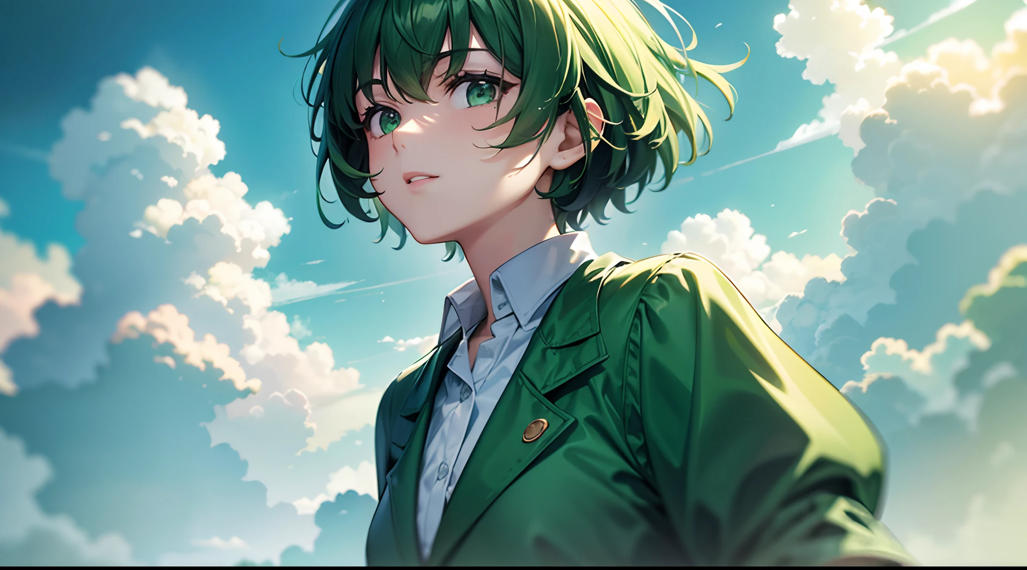 Green Clouds, green, 8k, masterpiece
