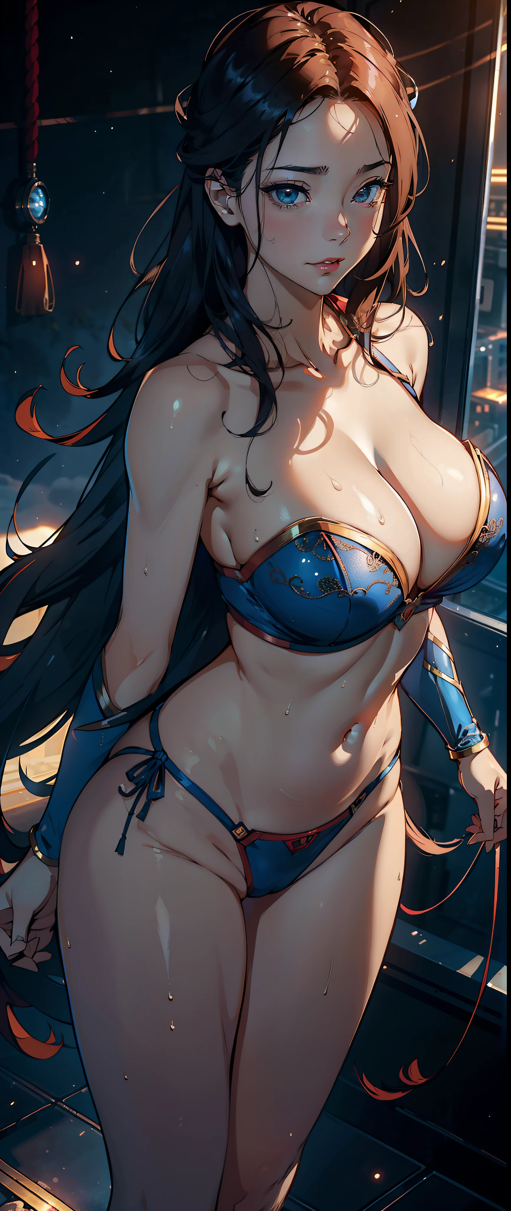 (真实感:1.4),,1female,35yo,Huge breasts, 独奏,Supergirl, Wearing a Superman uniform, Pornographic exposure,Background with:space ship, From the front side, Wet straight hair, Sweating profusely,mostly cloudy sky,(tmasterpiece),(Very detailed CG unity 8K wallpaper),best qualtiy,cinmatic lighting,detailed back ground,beatiful detailed eyes,Bright pupils,(Very fine and beautiful),(Beautiful and detailed eye description),ultra - detailed,facing at camera,A high resolution,ultra - detailed),standing on your feet,Emotive expressions,Open-mouthed,Chest sagging,nakeness, Expose the genitals,revealing breasts,Camel toes,with no underpants,extremely large bosom,Extremely colorful,Most detailed,fully body photo,The face is well lit,tmasterpiece,Busty woman,largeeyes, Thin waist,long leges,nakeness,Raised sexy,extremely large bosom,with no underpants,Long flowing hair,Flushed complexion,mature