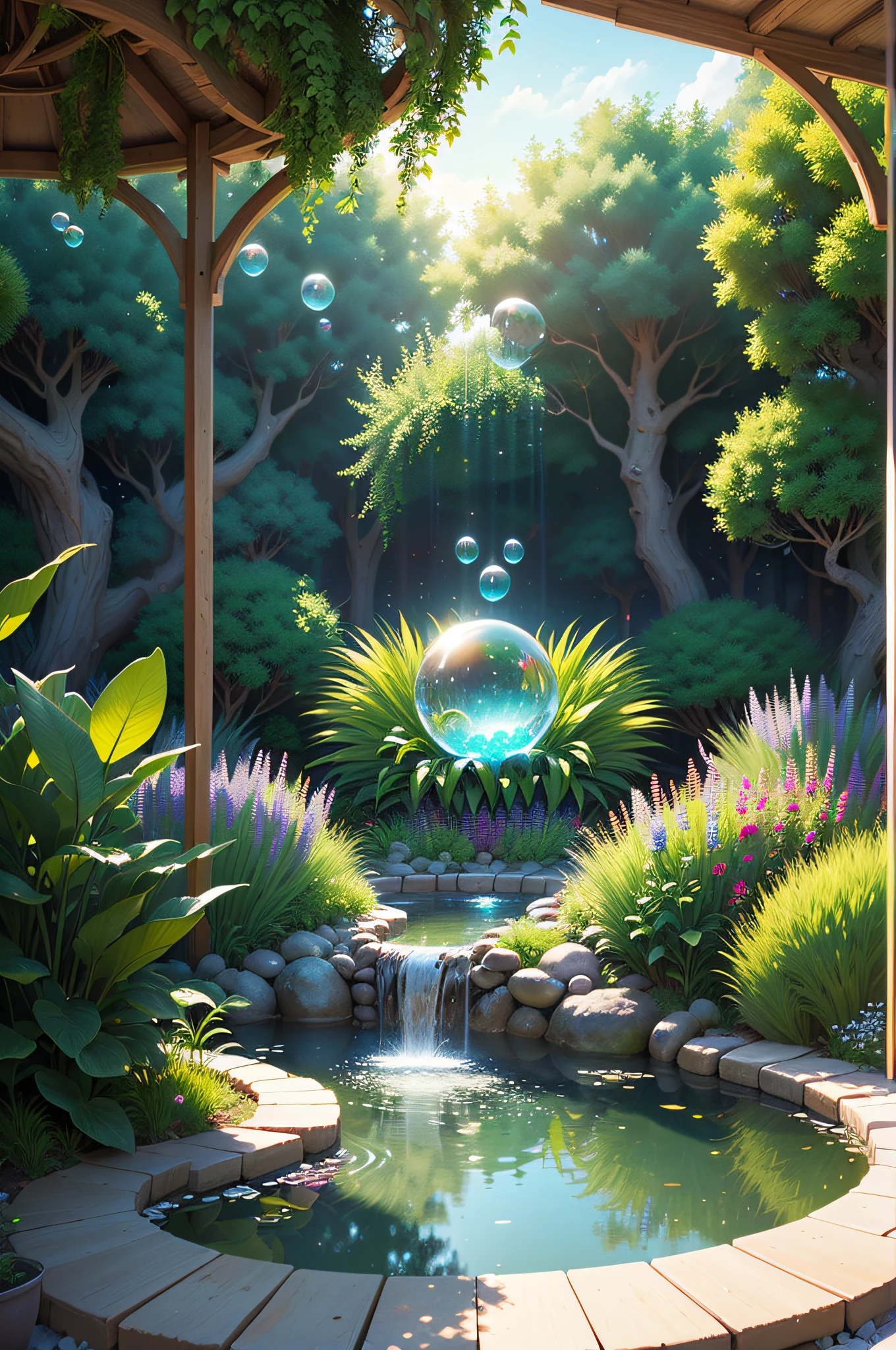 bubblerealm  garden