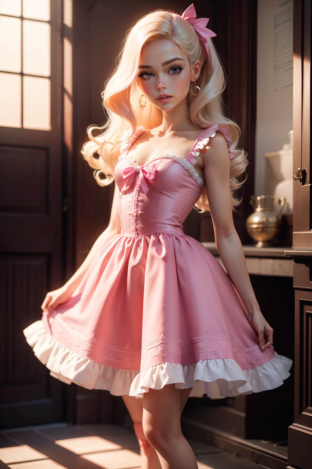 Barbie, pink, Barbenheimer,dress,
