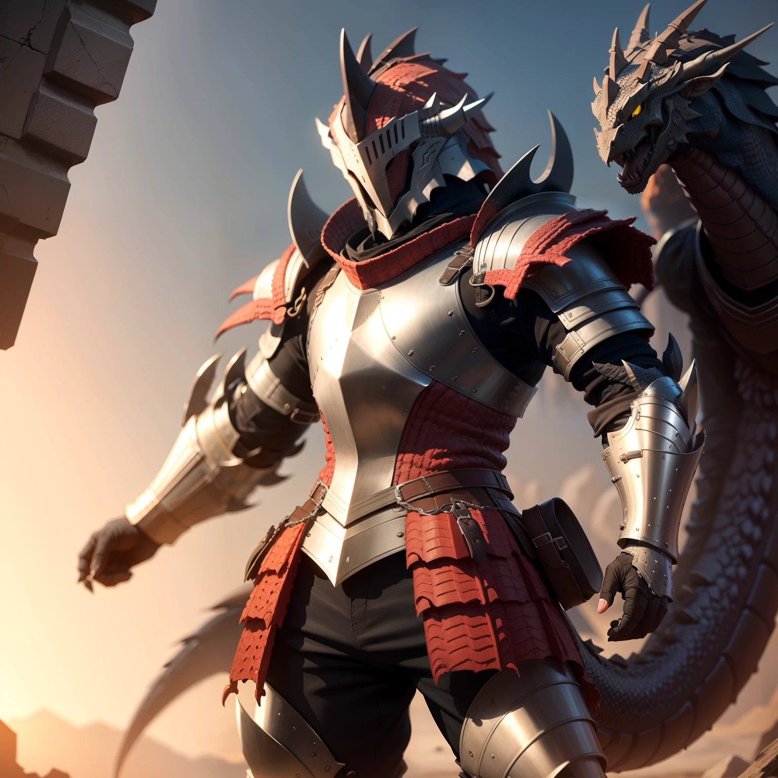 Dragon like armor