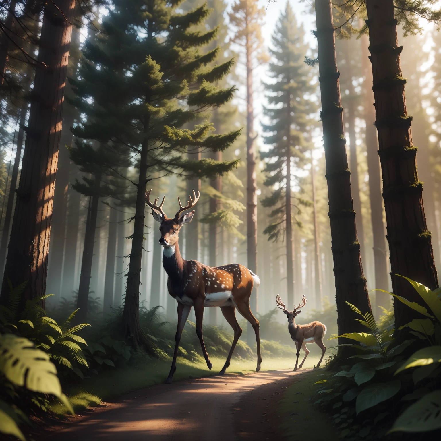 deer in the forest