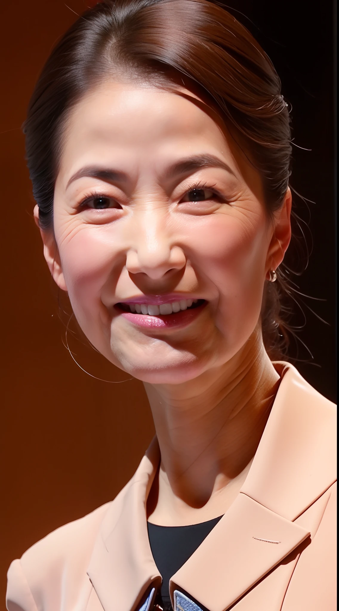 medium close-up, Mature Woman Politician, A sexy, 62 years old