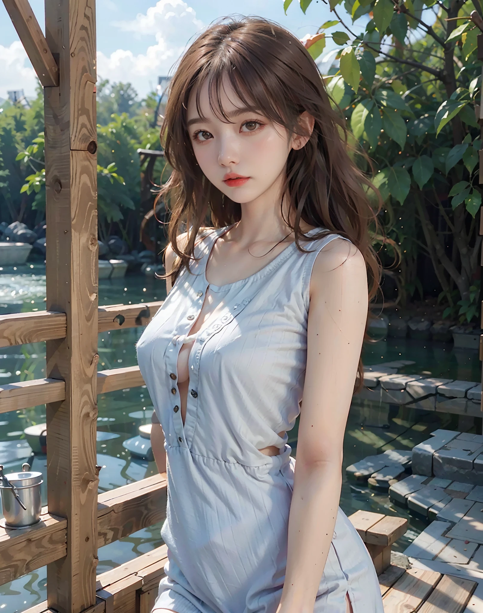 8k,(RAW photogr),(best qualtiy),(photo-realistic:1.4),realistic skin textures ,1girll,mediuml breasts,transparent white shirt,tit,areola of breast,star eye,Blushlush,(Very detailed CG unity 8k wallpaper,best qualtiy,A high resolution:1.2),(ultra_detailed,UHD:1.2),lighting perfect,distinctive,(a beauty girl:1.2),unreal-engine,Sideslit,s the perfect face,详细的脸,Perfect body,beautidful eyes,Nice face,(Bright Skin:1.4),idoly,(full bodyesbian) ,black t-shirts,cleanness,