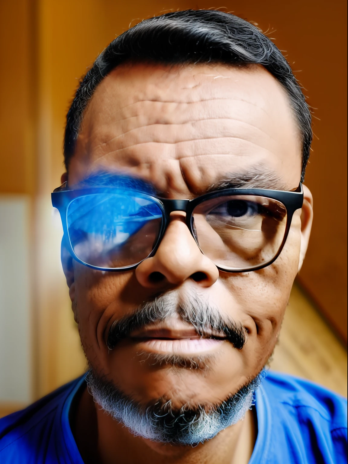 guttonerdvision10, Portrait of a man with glasses, Lente 35mm