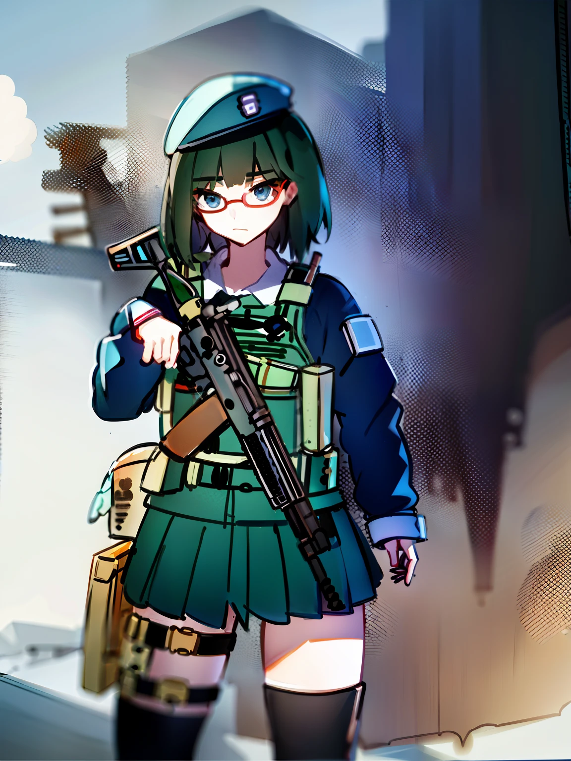 Draw a girl with a gun and a rifle, Line sketch!!, infantry girls, with rifle, Marin Kitagawa fanart, Female protagonist 👀 :8, soldier girl, Line sketch, Line art!!, anime sketch, clean anime outlines, mechanized soldier girl, Outline sketch, anime moe art style, inspired by Rei Kamoi, an anime drawing, anime style drawing