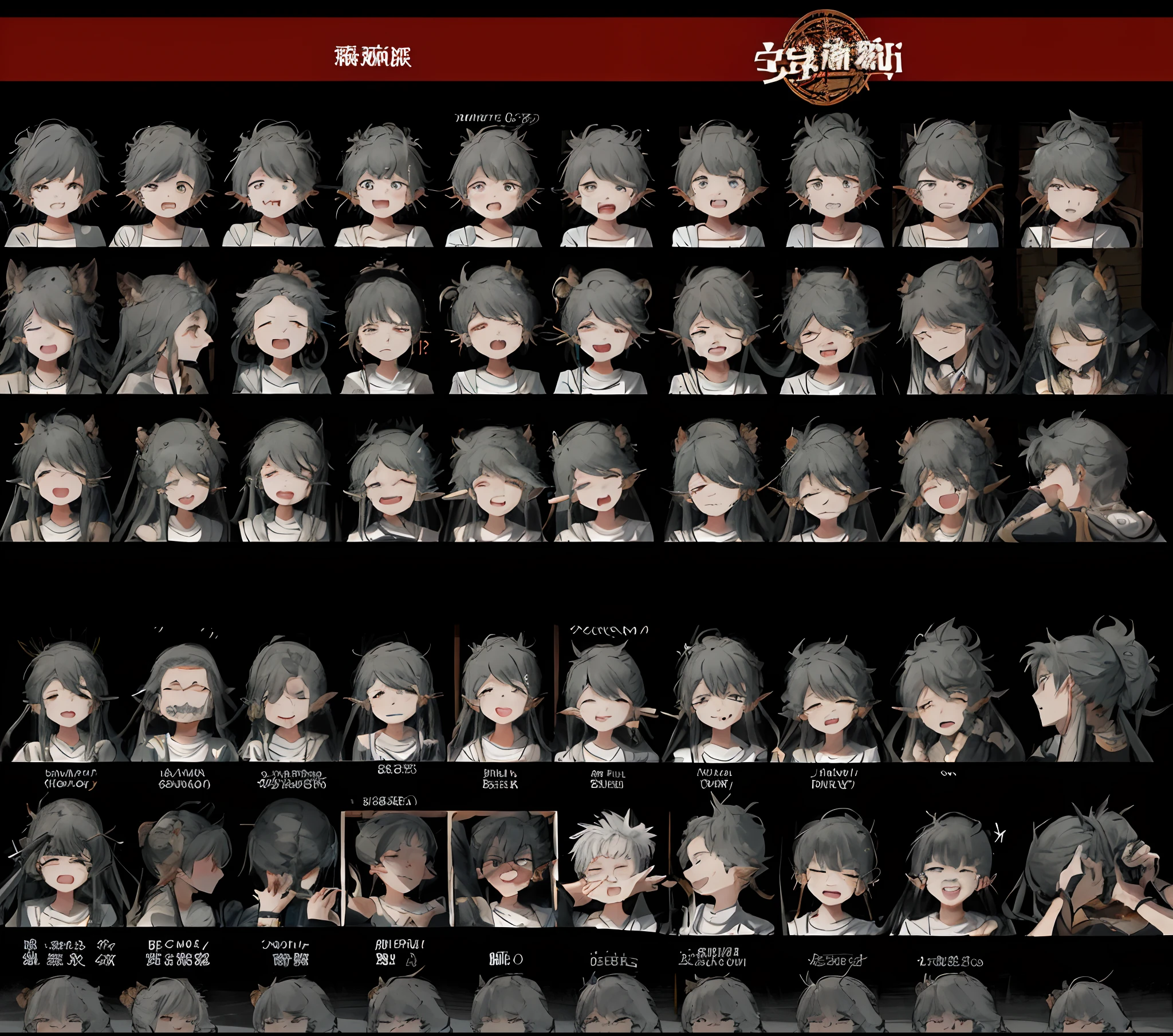 Help me make a character meme pack of Soyanagi,Contains exaggeration,Fierce,astonishment,having fun,grieves,Shhhhh,Pretend to be pitiful,Love you,Agree,Go to bed,embarressed,touching heads,Pinch your face,Various expressions such as anger