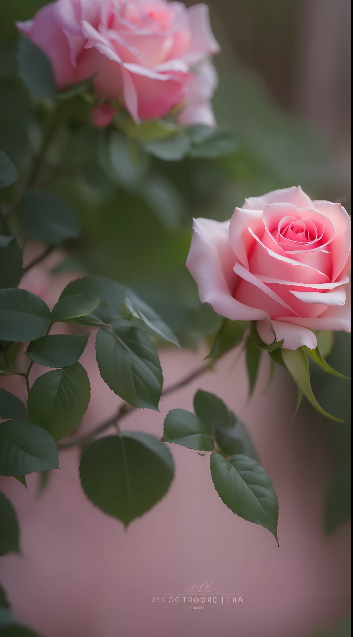 A pink rose grows among the bushes in the garden, Pink rose, roses in cinematic light, pink rosa, rose twining, photo of a rose, anna nikonova, with soft pink colors, photo taken with canon 5d, soft light 4 k in pink, taken with a pentax k1000, Incredibly beautiful, melanchonic rose soft light