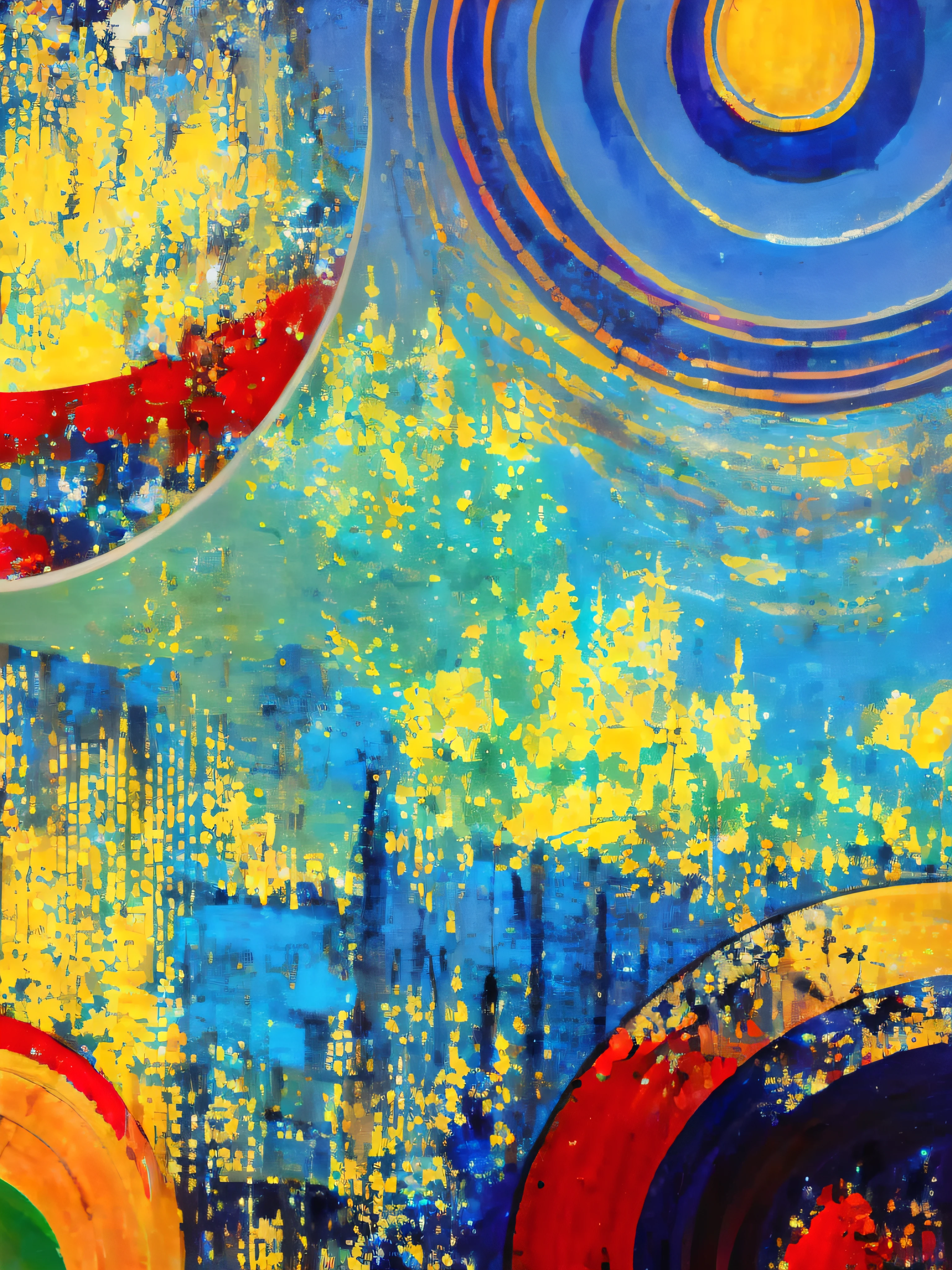colorful color matching, Use abstract patterns or textures that are related to art or museum themes,This could be something like a canvas texture, brush strokes, or art-related symbols arranged in an aesthetically pleasing manner,