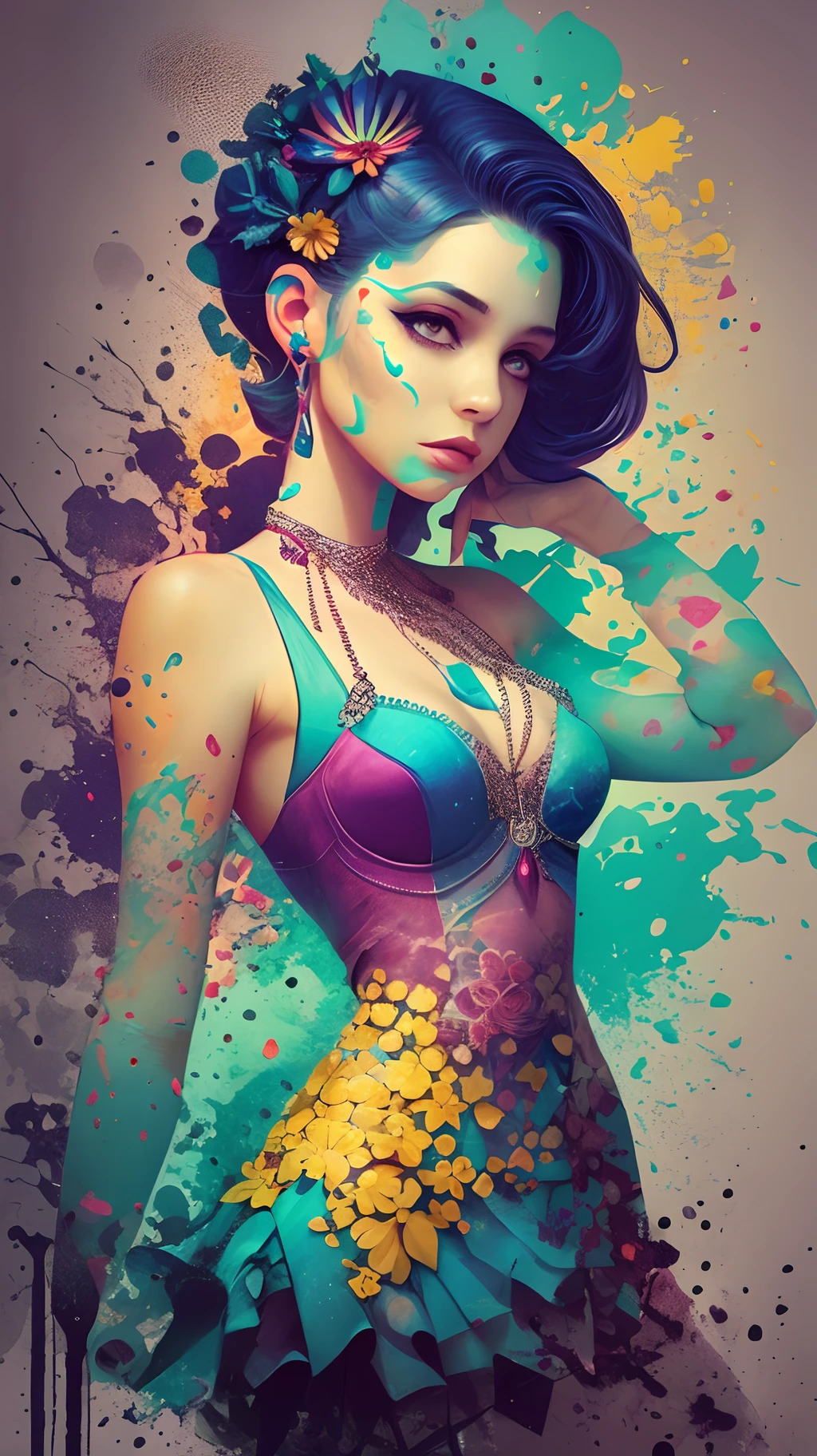 an illustration in style of Alberto Seveso --auto --s2