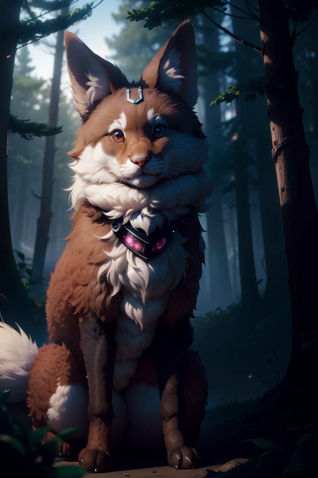 Fluffy Friend Bot: Imagine an AI model that embodies a fluffy and adorable creature. Describe its appearance, voice, and the heartwarming interactions it has with users.