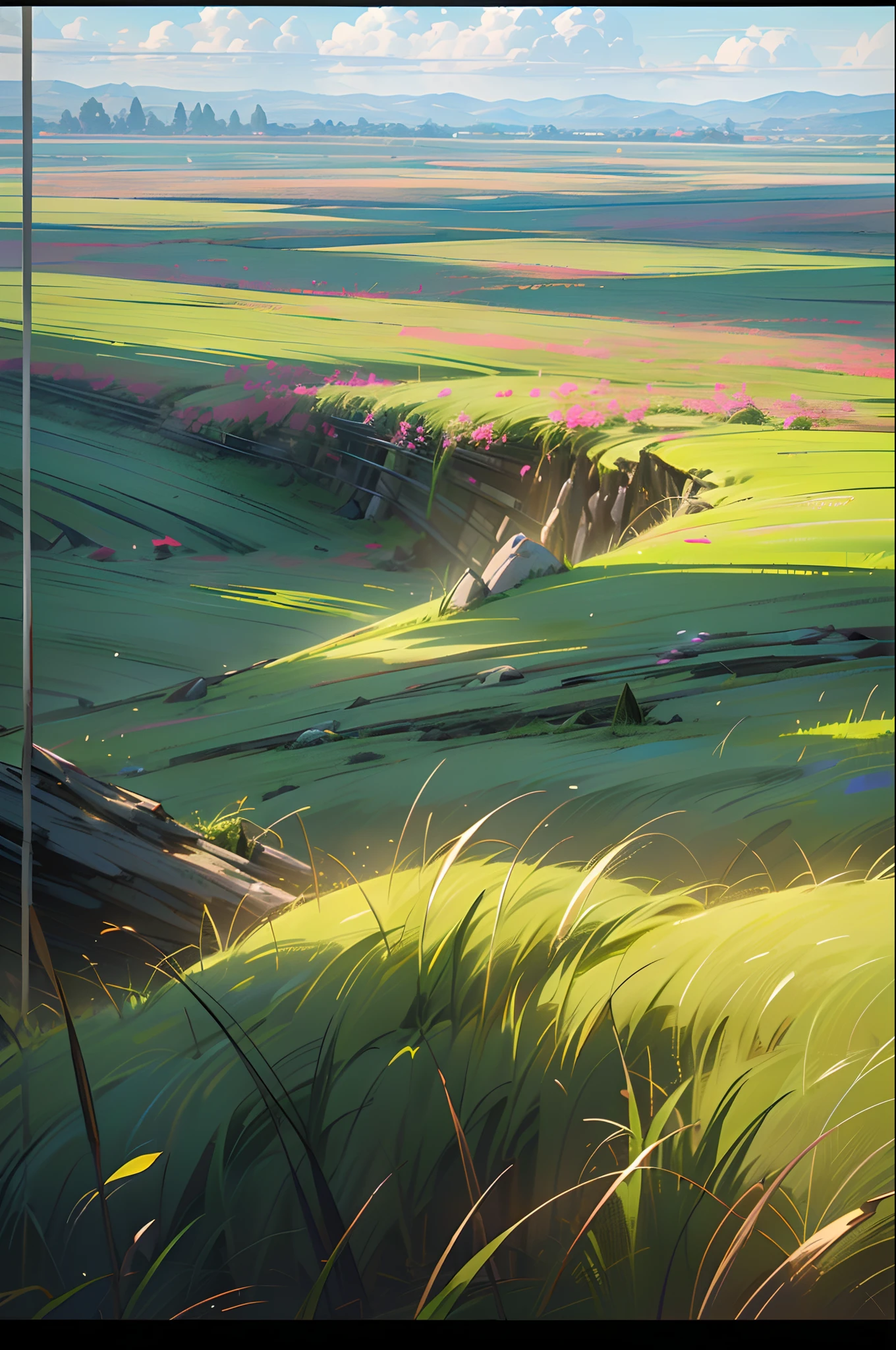 A beautiful prairie(photorealestic)