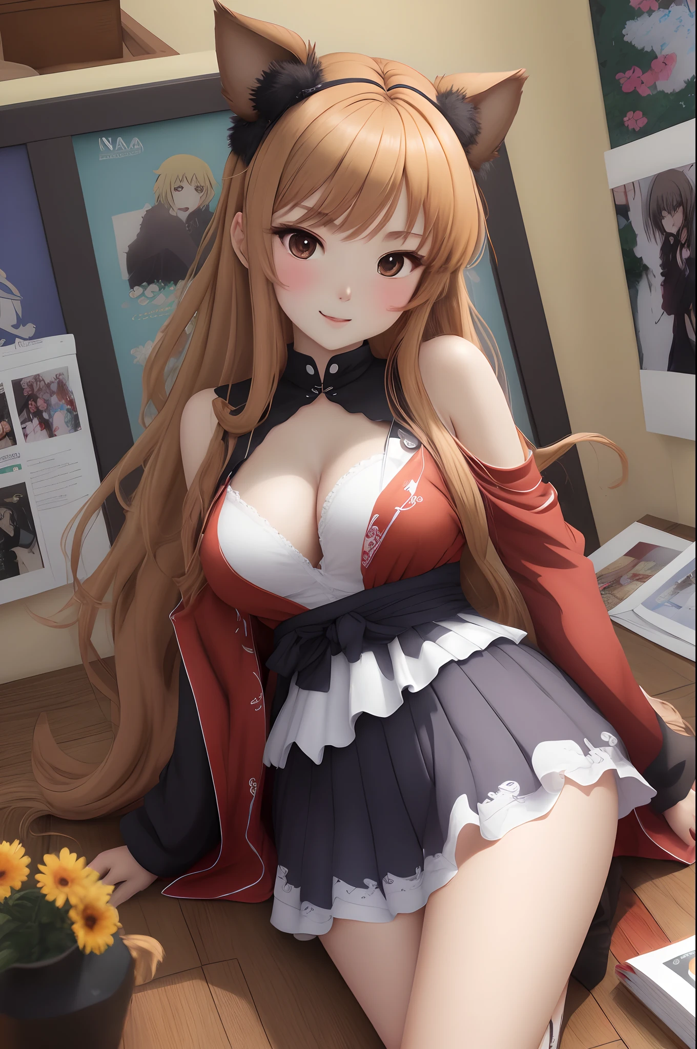 nua, nua, exposta,anime
