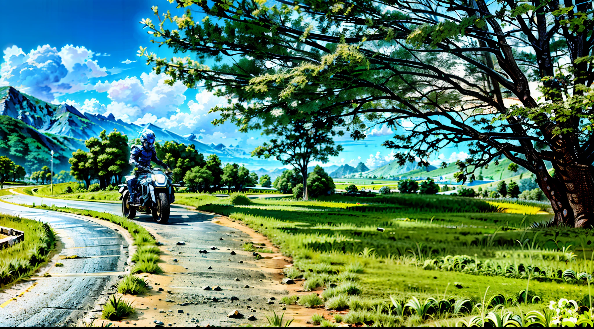 arafed man in a helmet and protective gear on a motorcycle, point of view of visor wearer, helmet on face, wearing helmet, reflection of phone in visor, wearing a round helmet, beautiful blue armet helmet, wearing a helmet, motorcycle helmet, holding helmet, helmet visor smashed, snout under visor, without helmet, modern helmet