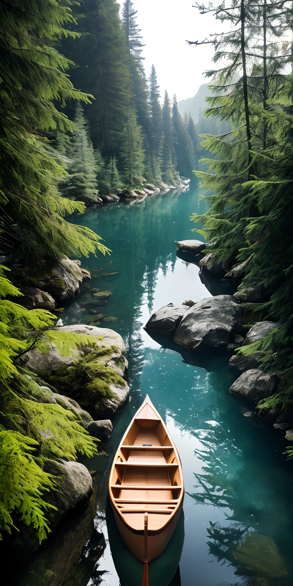 A canoe。