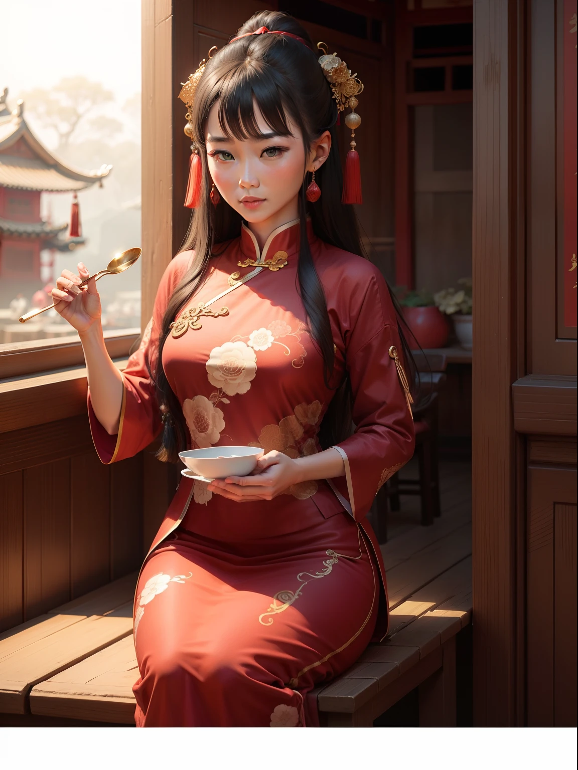 woman, China, ancient, traditional
