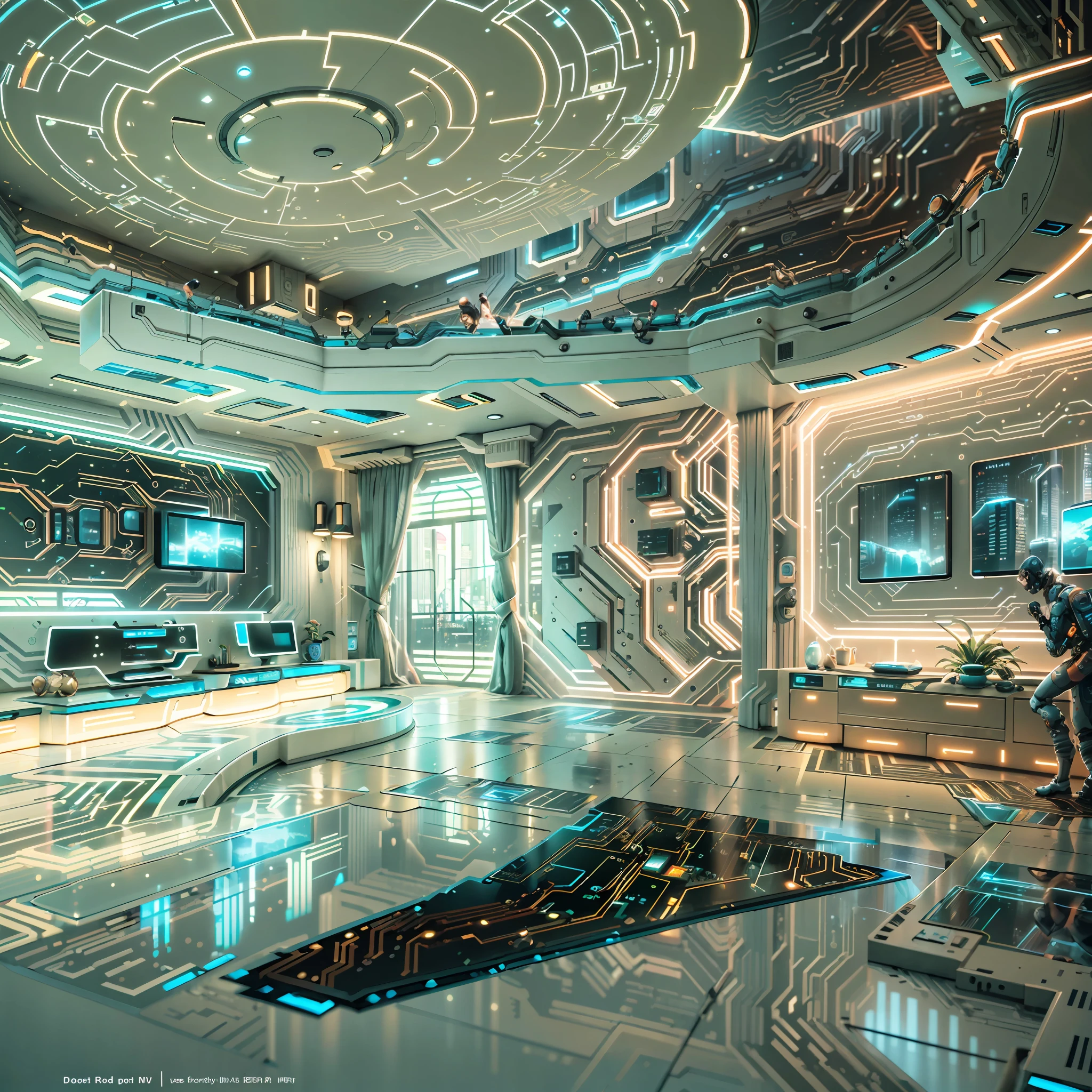CircuitBoardAI futuristic penthouses