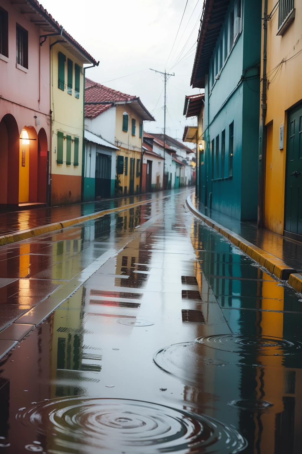 janela mostrando chuva