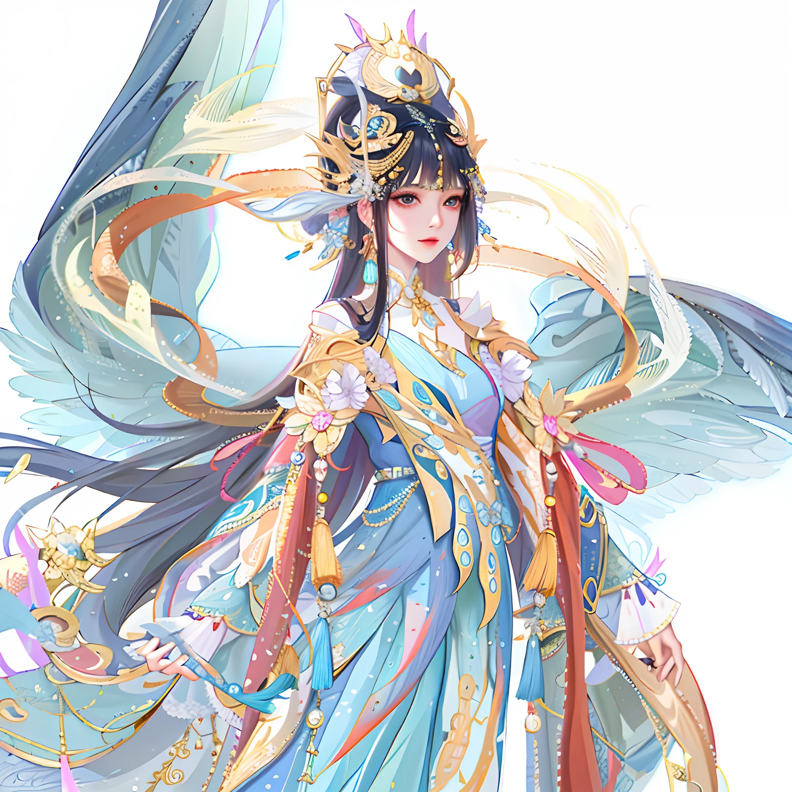 oriental girl，Works of masters，Best picture quality，Higher quality，high detal， 超高分辨率， 8K分辨率， depth of fields， cinematic photogtaphy， intricately details， carefully， meticuloso， glorious， max detail， extreme beautiful， （（（1girll， 独奏）））， 18yr old， long whitr hair， brunette color hair， white skinned， A picture， tmasterpiece， （Best picture quality）， Higher quality， high detal， 超高分辨率， in a panoramic view， Exquisite facial features， s the perfect face