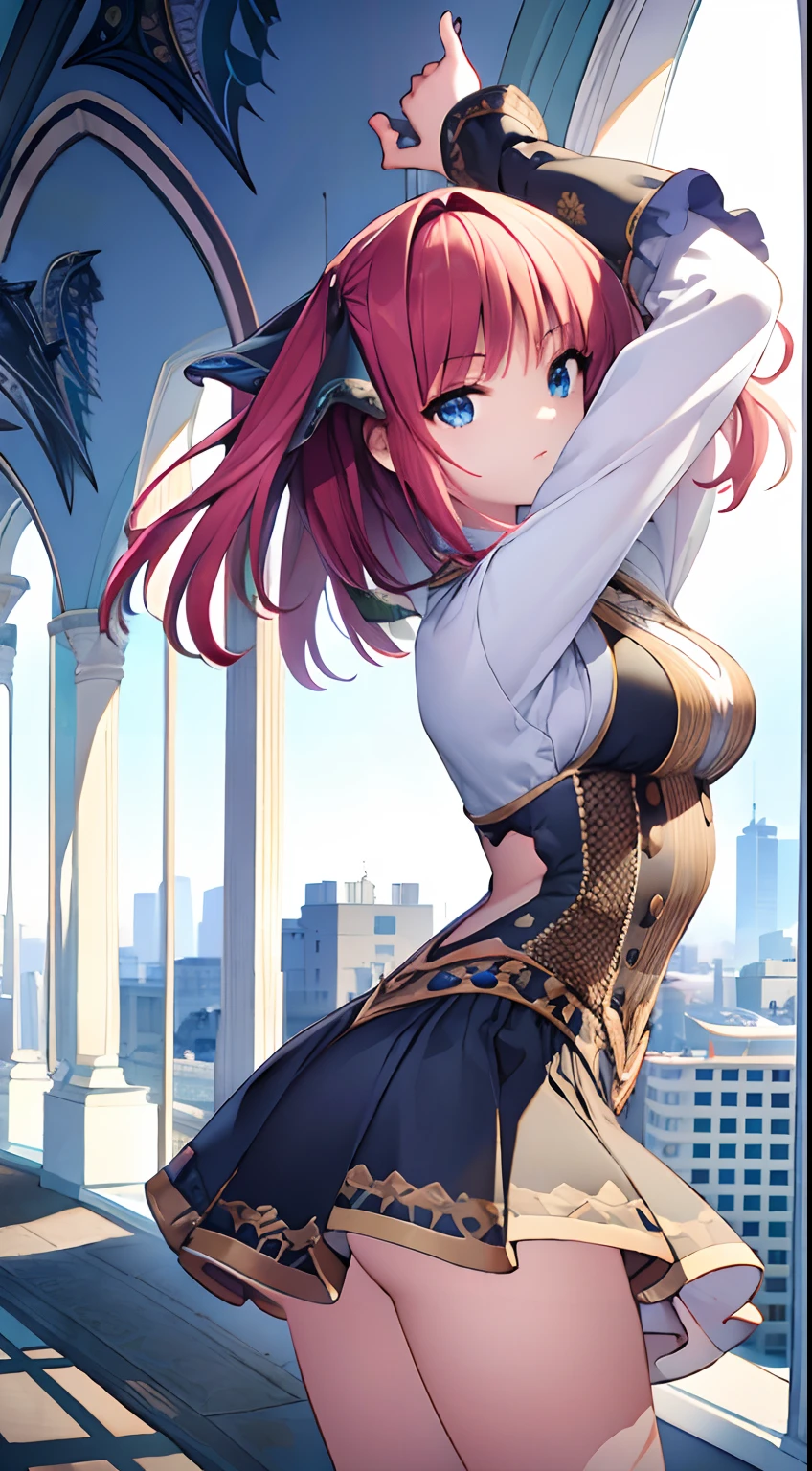 girl dancing, ((best quality)), ((masterpiece)), ( extreme detailed, highest detailed, official art, beautiful and aesthetic:1.2)