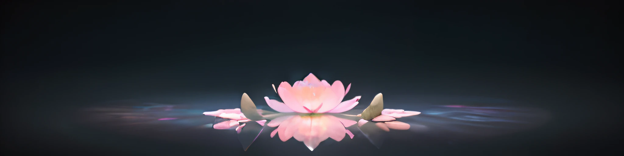 beautiful spectral light pink sakura flowers, drop reflection light, reflection, bright, super clear, transparent glass material, patronus, transparent, caustics, optics, portrait profile, ultra realistic, magic, fantasy, composition, dark, blue fluorescence, blue light, trending on artstation, octane render, 8k, hd --s 750 --v 5.2