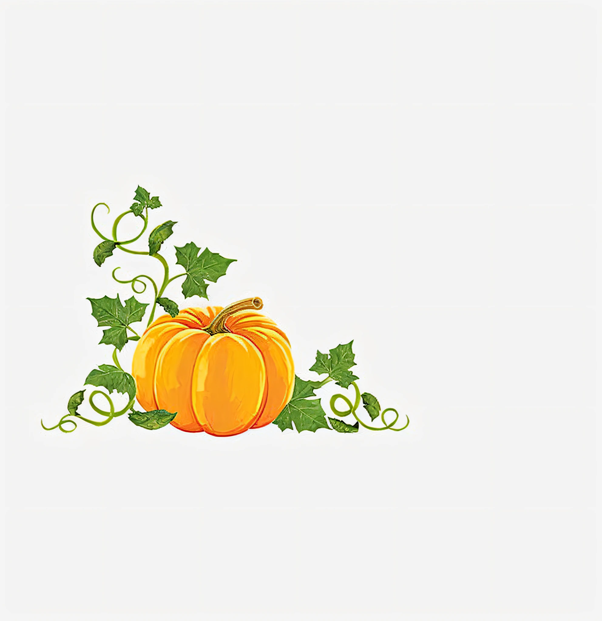 It is topped with a pumpkin with leaves and a cinnamon stick, clip art, pumpkins, pumpkin farm background, pumpkin patch, pumpkins, hd illustration, the goddess of autumn harvest, gourds, on simple background, handpainted, Hand-drawn, she is a gourd, in simple background, white bg, 256x256