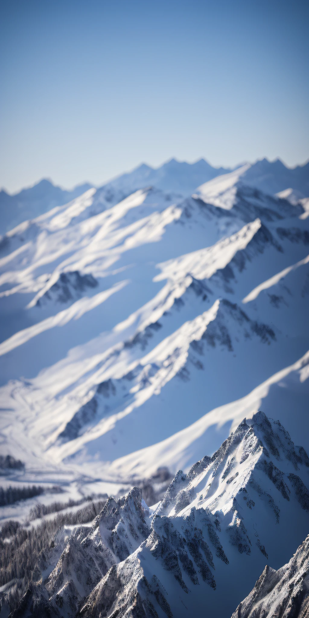 tmasterpiece,Best quality at best,high qulity,非常详细的 CG 统一 8k 壁纸,stillness,Cold climate,Peaceful beauty,snow mountains,yuki,lakes,Winters,tree branch,bokeh,Depth field, HDR, bloom, chromatic aberration, photorealistic, extremely detailed, popular on artstation, popular on CGsociety, complex, high detail, dramatic, art midway