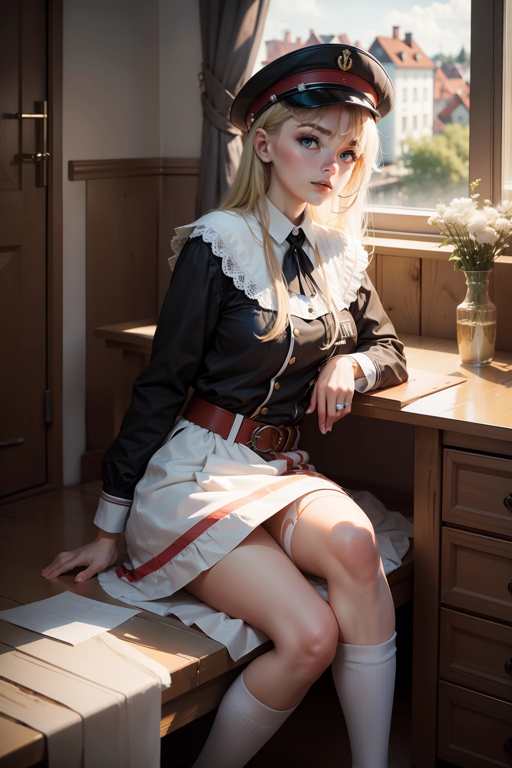 Maid One Piece Stockings Ali Leg Pair