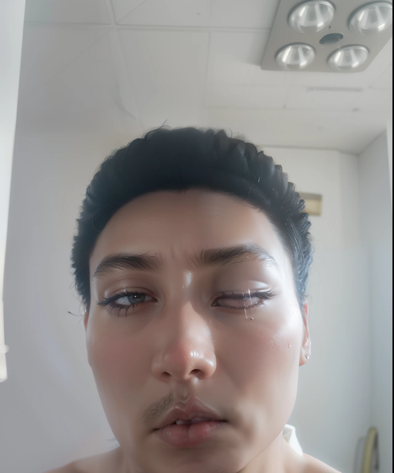 Looks sleepy