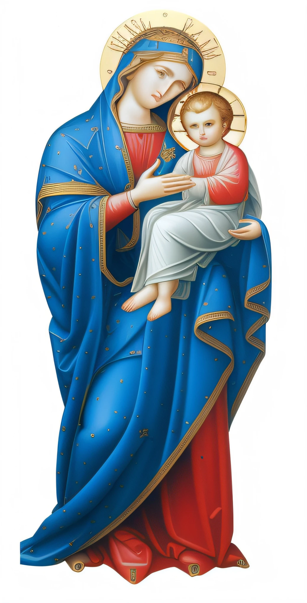 A statue of the Virgin and Child Jesus, Virgem Maria, Com o Menino Jesus, roman catholic icon, queen of heaven, catholic religious art, Jesus beijando uma Maria Madalena, Holy, imagem de alta qualidade, Directed by: Juan O'Gorman, Retrato da Virgem Maria, catholic icon, Directed by: Johann Friedrich Overbeck, Processado, Directed by: Bernardo Daddi, Directed by: Carlo Martini