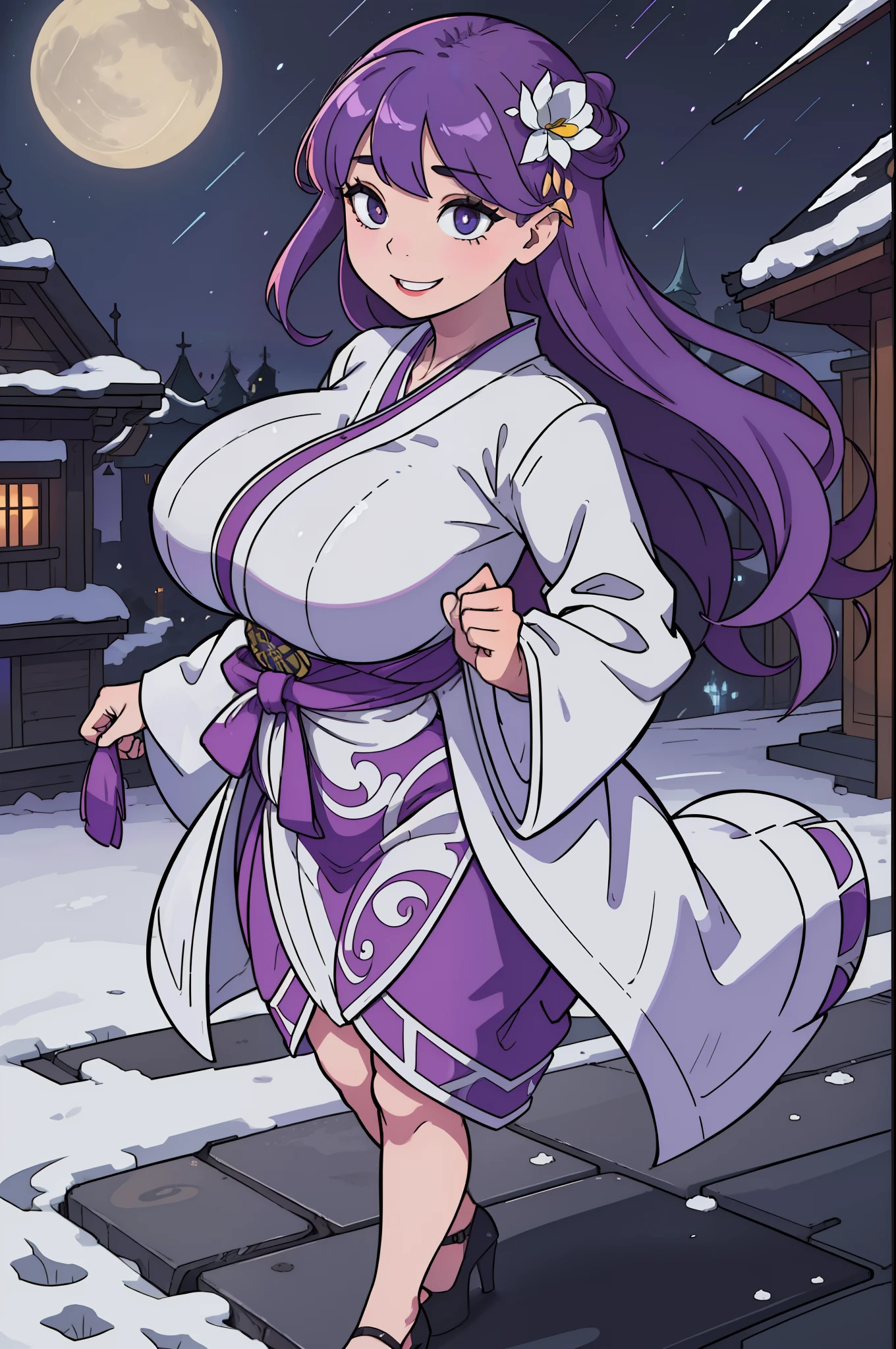 1girl, nsfw, furuderika, long hair, purple eyes, blue hair, blunt bangs,,　 , large breasts, nipple, Running, ,, Heavy snowfall area　frozen (Sweating profusely, Love juice, Wet Woman, female ejaculation) mountain Alone, , Naked, solo, 1girl,　amusement park ,, , Peeing, lactation, projectile lactation