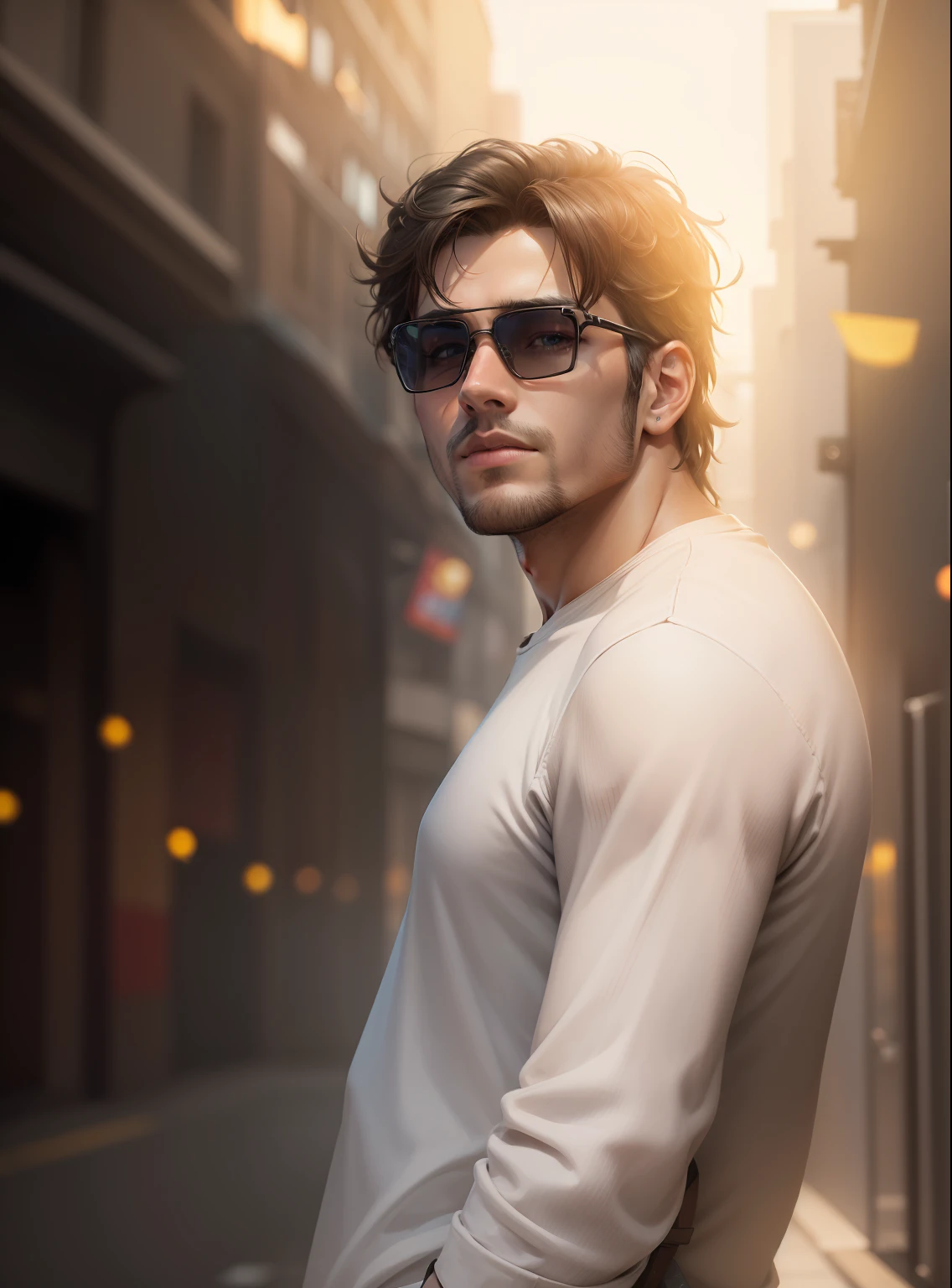 Change background cyberbprunk handsome boy realistic face 4k ultra