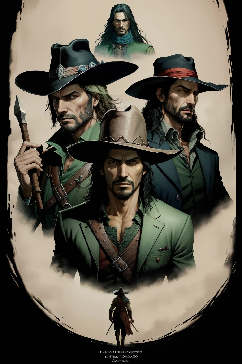 pintura de um homem, olhos abertos, olhos verdes esmeralda, olhos detalhados Escuro, o realista Solomon Kane, as a solomon kane, portrait of a bloodborne hunter, Tim Bradstreet, Arte Sangrenta, oeste estranho, Jessé McCree, Directed by: Hiroyuki Tajima, terras mortas, Pistoleiro, Fazer software, Directed by: Yoshihiko Wada, Leiji Matsumoto, Estilo de arte Red Dead Redemption