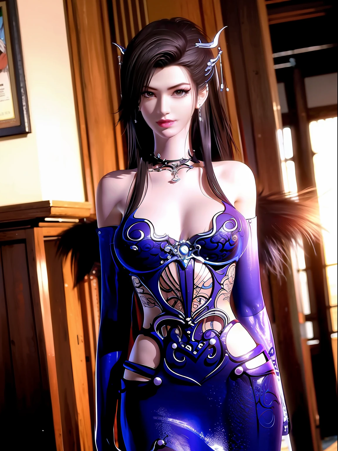 Hipster Banshee,full bodyesbian
