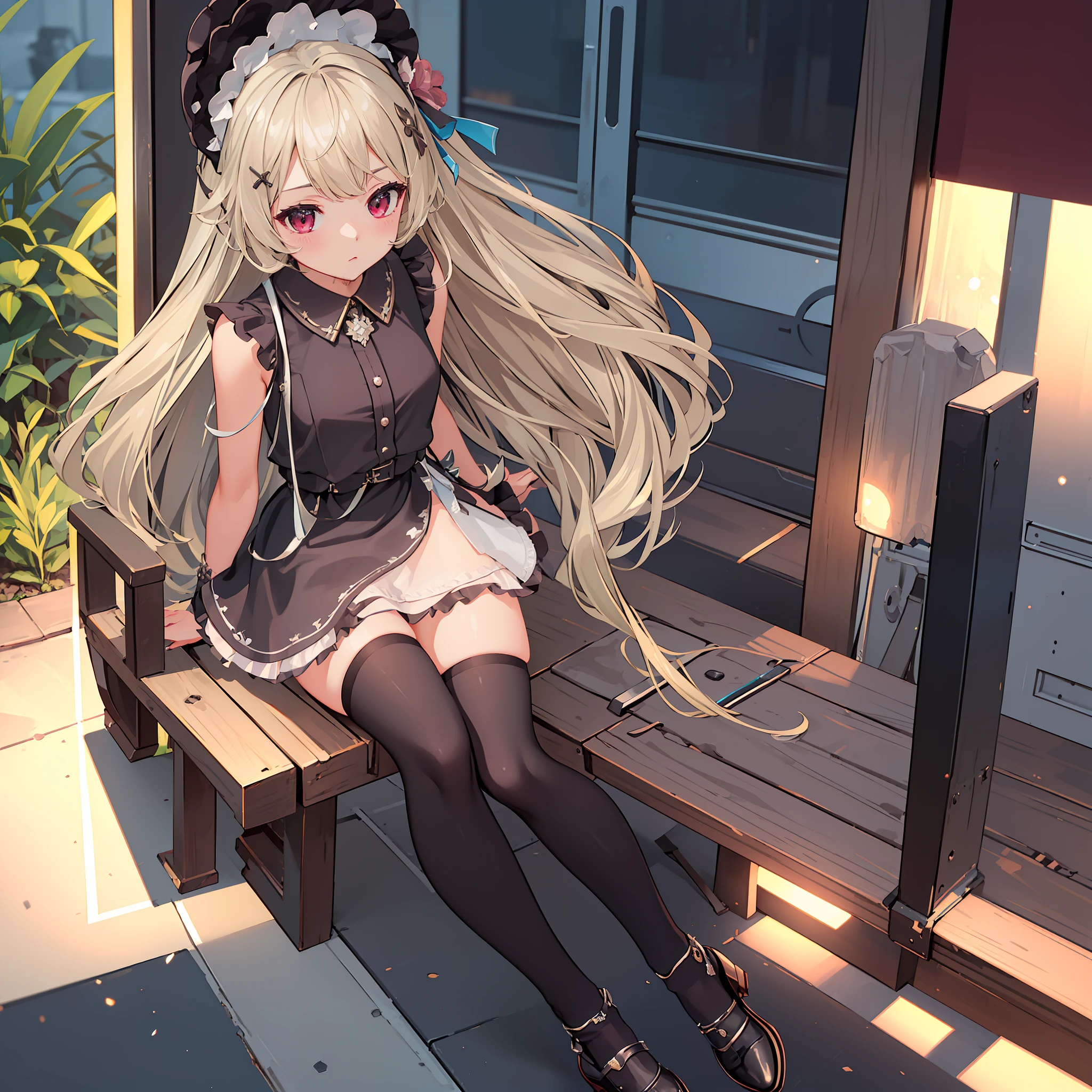 ((Best quality)), ((Masterpiece)), ((Ultra-detailed)), (illustration), (Detailed light), (An extremely delicate and beautiful), Dramatic perspective,A charming young sweet girl,(lucifer-lolita),Cute face,(Sexy figure)