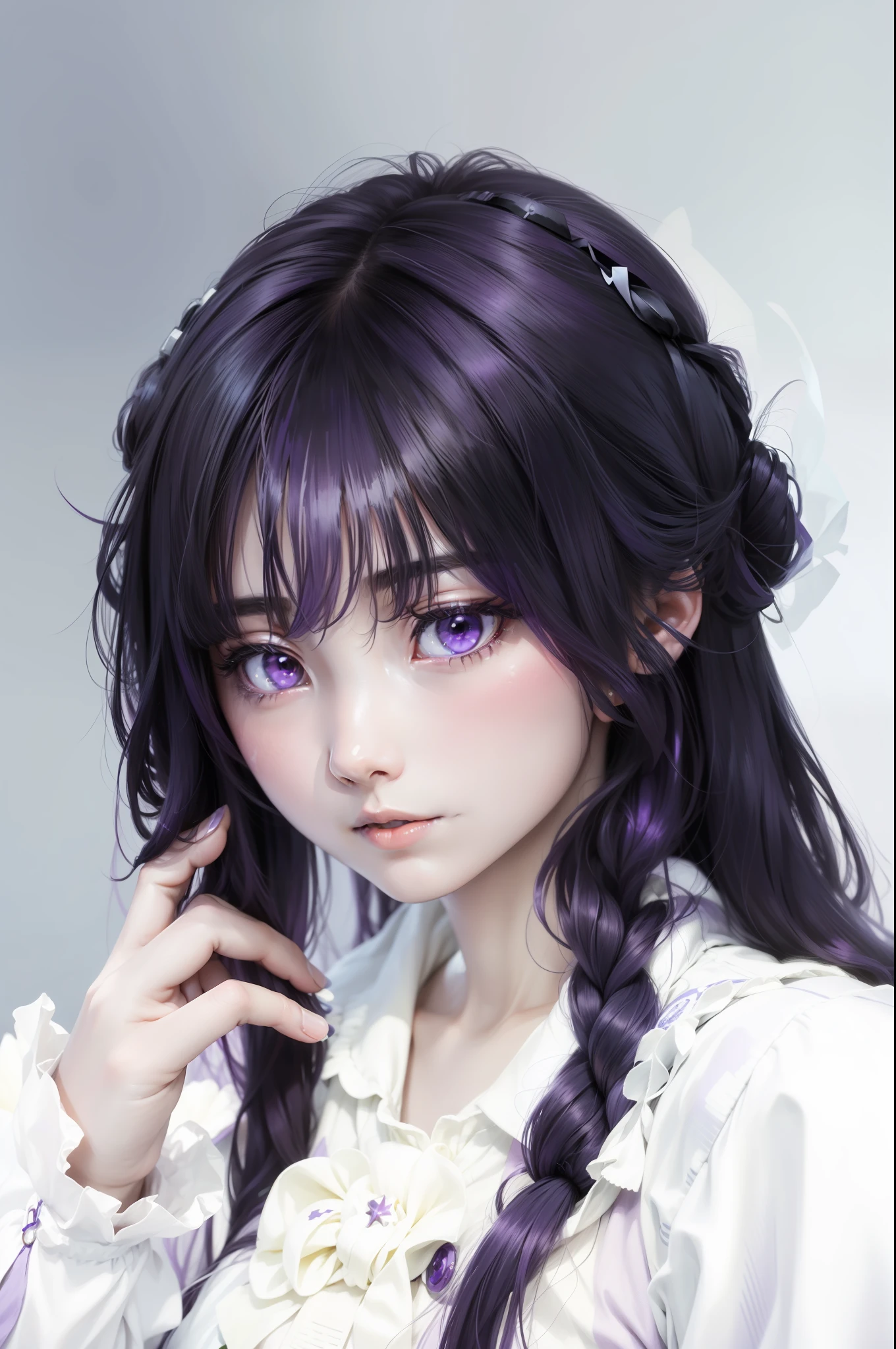 (((Blueberry Hair Ornament))), (Masterpiece), (Best Quality: 1.1), (Super Detail), Best Illustration, Detail, (Blueberry Character: 1.4), (Hand-Drawn: 1.2), (Watercolor Brush Hair), --auto --s2