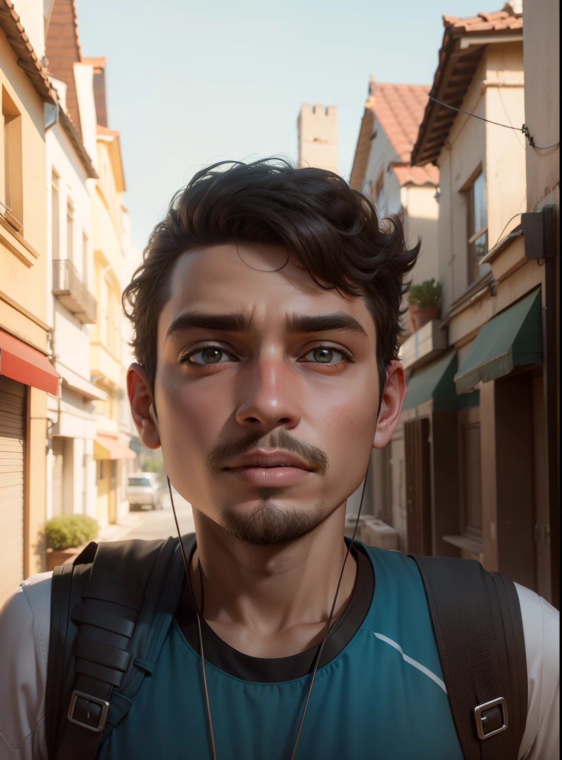 Make this picture of a 3d picsar character who is a teenager boy