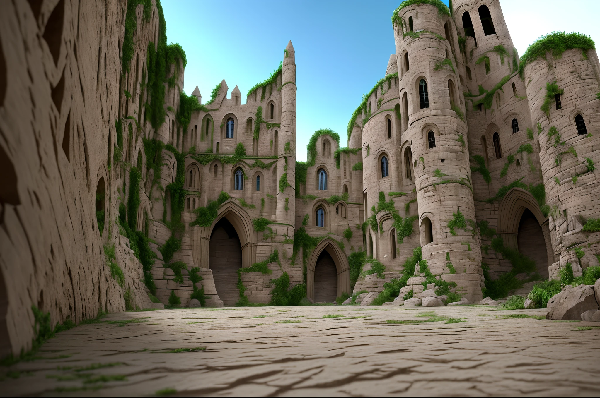(anti-utopia:1.3), (intricate surface detail ruined city with no light of life:1.5), 100 years into the future, (lights out:1.4) solemnity atmosphere, blue hour, (broken stone walls:1.3), broken windows, melancholy, epic composition, professional artwork, (darkest core:1.2), wonderfully, ultra detail texture and detail, hazy moon, (not fire:1.1), (not flame:1.1), hyper real, detailed painting, high resolution, cinematic still and angle, extremely fine detail, epic high quality, insanely texture,
