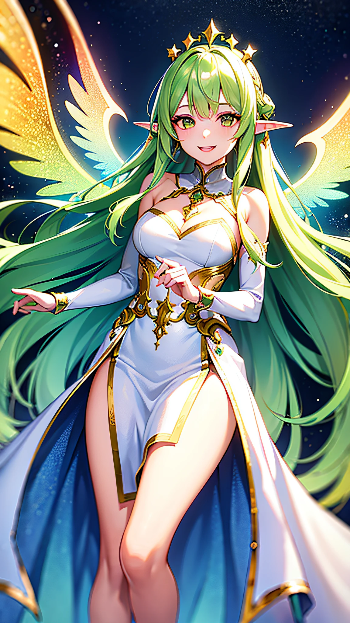 NSFW,((1man with 1woman,Having sex)),vaginal,SEX,bared  chest,show off nipple,Revealing clothes,((magical little girl)), ((Gorgeous starry sky background)), ((ultra-definition)), ((Best Illustration)), ((cinematlic lighting)), dynamic ungle, floating, Filigree, (Glitter:1.2 )、(brilliance:1.2)、(brilliance:1.2)、Classic、(painted:1.1)、(Sketched:1.1)、(top-quality)、(​masterpiece:1.2)、(Anime style)、Beautiful Detail Face、(cute  face:1.3)、(big eye:1.3)、Colorful green hair、chiquita、Chiquita、tiarra,Luxurious ornaments,Pedras preciosas,(length hair:1.2)、(Floating hair:1.2)、(Magical Girl Costumes)、detailed costume、(Shining wand:1.3)、(Magic Effects:1.3)、(flowing skirt:1.2)、(Cute boots:1.1)、(Transparent substrate:1.1)、(shimmer:1.2)、(Glow:1.2)、(brilliance:1.2)、(flickering:1.2) , garter strap